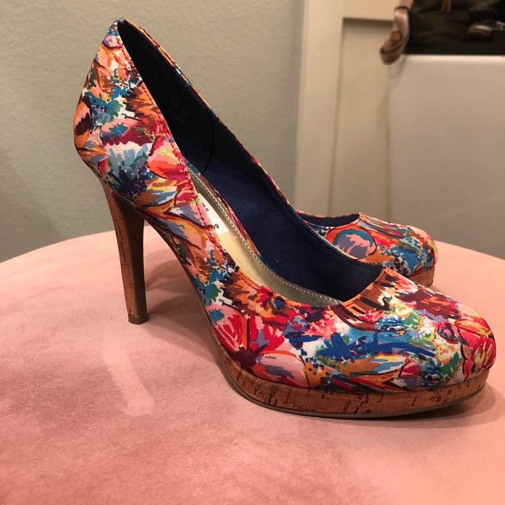 Floral Stiletto Heels